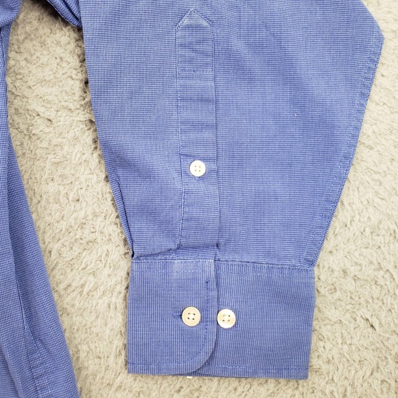 Chaps Shirt Mens 16 1/2‎ 32/33 Blue Long Sleeve Classic Fit Button Down - Picture 10 of 16